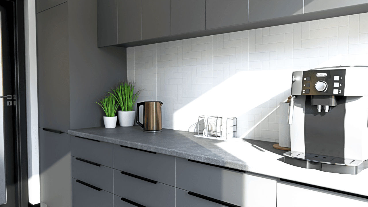 Minimalistyczna Kuchnia w Graficie - zdjęcie 4