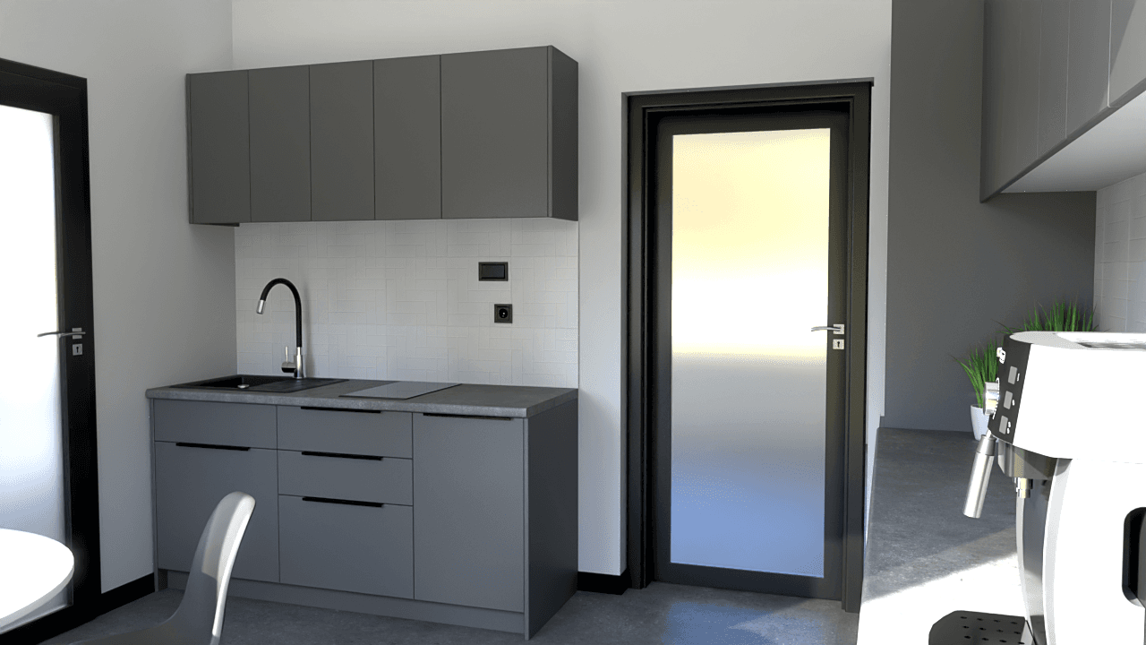 Minimalistyczna Kuchnia w Graficie - zdjęcie 5